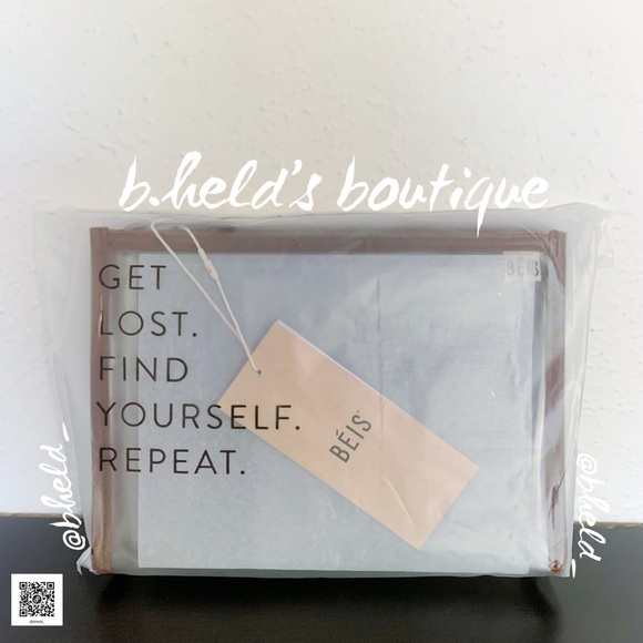 BÉIS The Passport & Luggage Tag Set in Maple Brown Brand New NWT - Picture 13 of 14